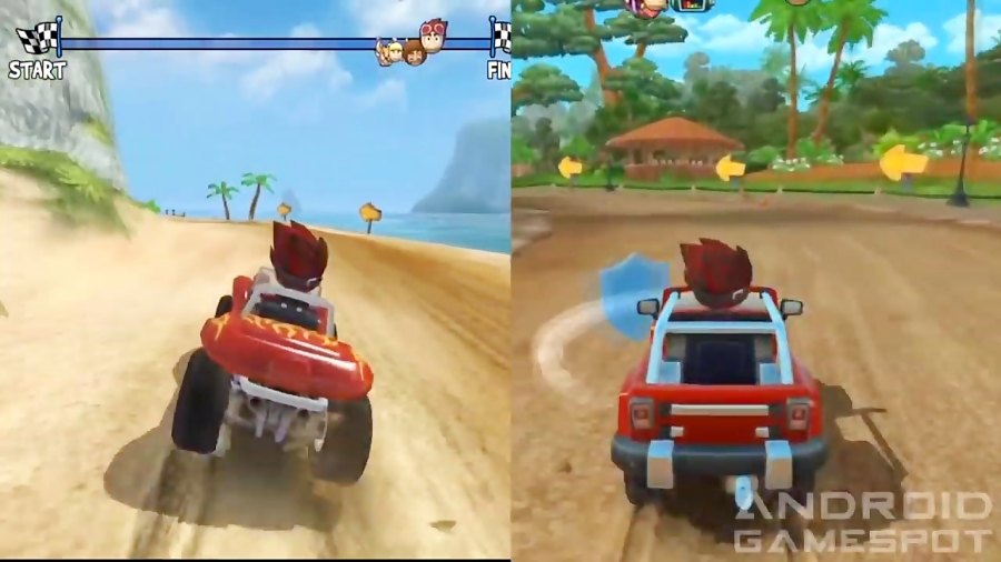 Beach Buggy Racing VS Beach Buggy Racing 2 Comparison | Android - iOS
