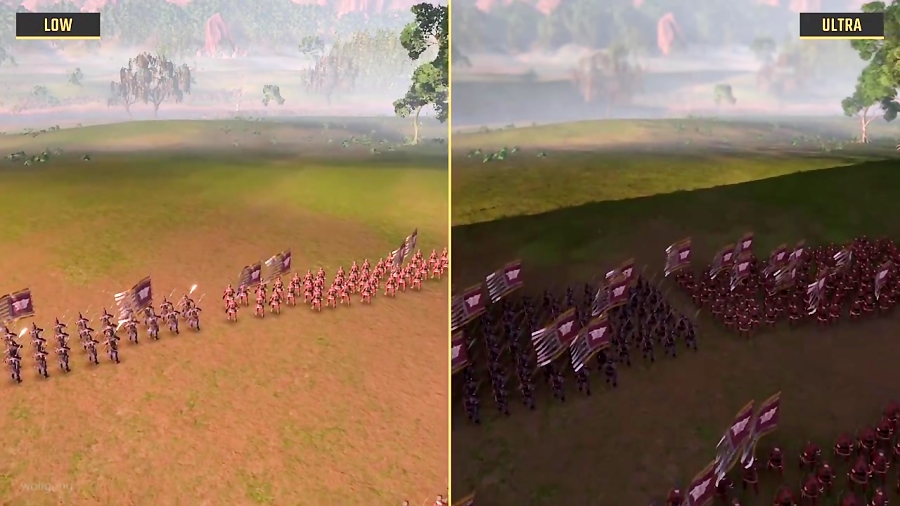 Total War: Three Kingdoms Low vs. Ultra ( Graphics Comparison )