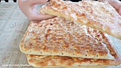 پخت آسان نان کنجد دار در خانه5...