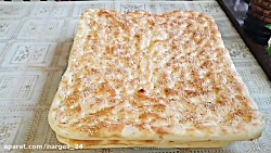 پخت آسان نان کنجد دار در خانه4...