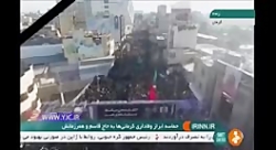 تصاویر هوایی از مراسم تشییع پی...