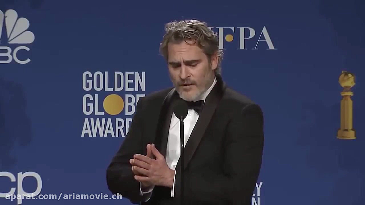 حضور Joaquin Phoenix در گلدن گلوب 2020 (Golden Globe) زمان399ثانیه