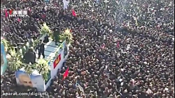 حاج قاسم سلیمانی در آغوش مردم...
