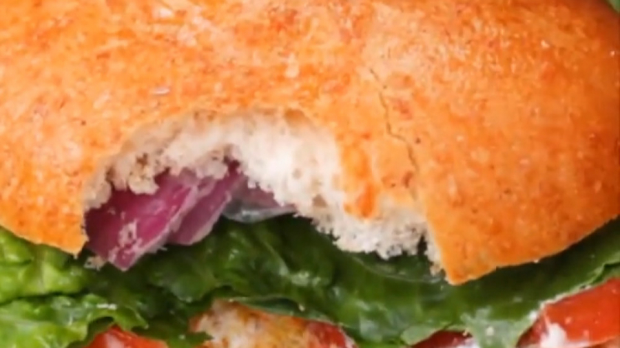 آشپزی سالم - برگر آفتاب‌ گردان - کلینیک لاغری سیبیتا