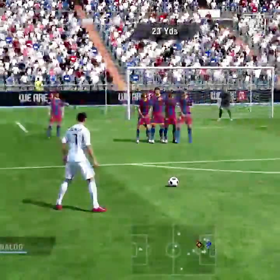 استایل ضربات ایسگاهی رونالدو از FIFA 2009 تا FIFA2020