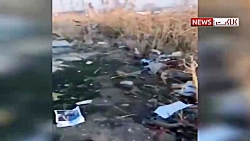 سقوط هواپیمای اوکراینی حوالی ف...