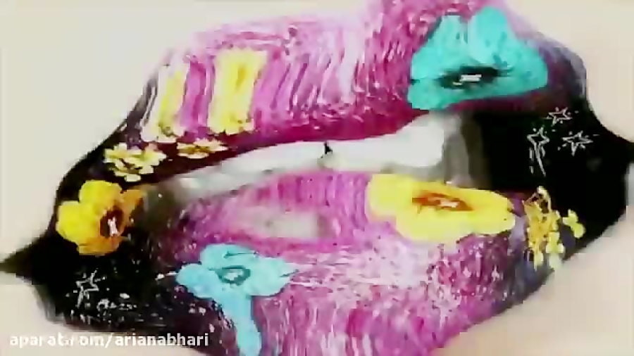 آموزش آرایش لب عروس شماره 11