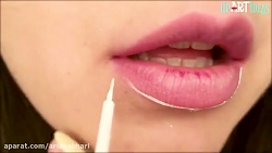 آموزش آرایش لب عروس شماره 9