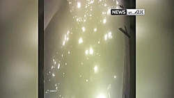 لحظه دلخراش سقوط هواپیمای اوکر...