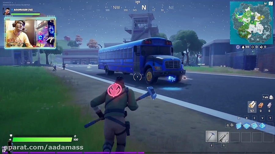 گیم پلی بازی زیبای Fortnite (فورتنایت) سبک بتل رویال