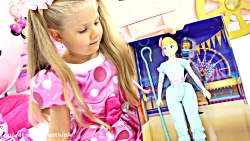 دیانا و اسباب بازی های کارتون...