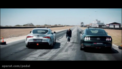 درگ فورد موستانگ و تویوتا سوپر...