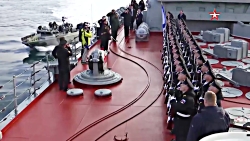 مانور دریایی با حضور پوتین