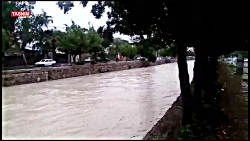 تشدید آبگرفتگی در معابر بندرعب...