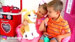 بازی دیانا و روما... سگ بازیگو...