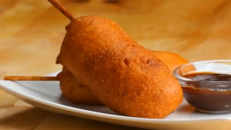 آموزش آشپزی - کورن داگ با مرغ باربکیویی - کلینیک لاغری سیبیتا