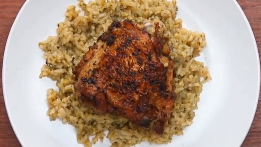 آشپزی سالم - پلو مرغ و سبزیجات پنهان - کلینیک لاغری سیبیتا