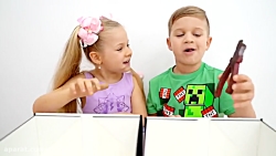 چالش شکلاتی دیانا و روما