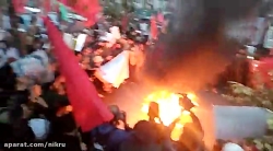 تظاهرات مرگ بر آمریکا در شهر ل...