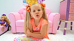 دایانا و رم در حال بازی با بلا...