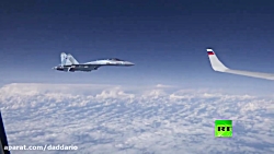 پاسخ جنگنده سوخو 27 روسیه به ج...