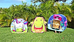 رم و دایانا قبل با اسباب بازی...