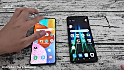 مقایسه سرعت گلکسی A51 و ردمی ن...