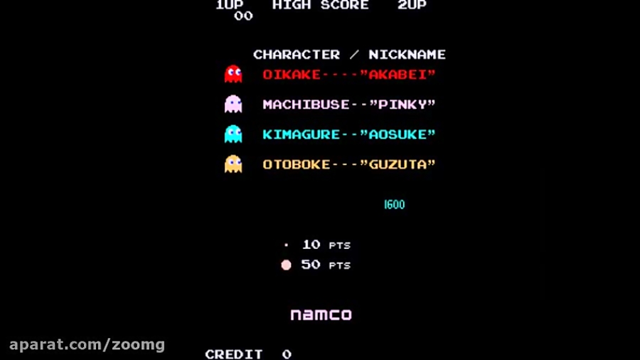 بازی Pac - Man - اولین گلیچ و اولین کات سین در یک بازی ویدیویی