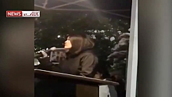 خواندن شعر سعدی در مراسم بزرگد...