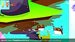 کارتون قصه قورباغه و گاو نر -...