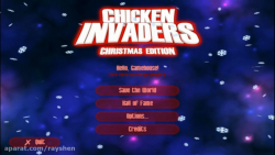 chicken invaders 3 انتقام از نسخه کریسمس زرده