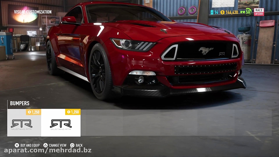 Customizing ford mustang - NFS payback