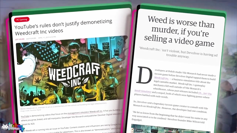 تریلر بازی Weedcraft Inc برای PC | آل گیم