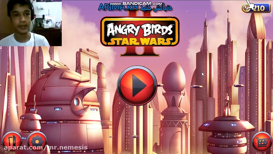 گیم پلی بازی Angry birds starwars epidsod2