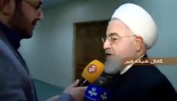 مصاحبه حسن روحانی، پس نماز جمع...