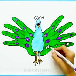 آموزش خلاقانه نقاشی با دست و ا...