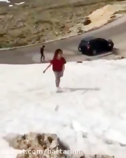 در مکان های برفی، حواستان به ب...