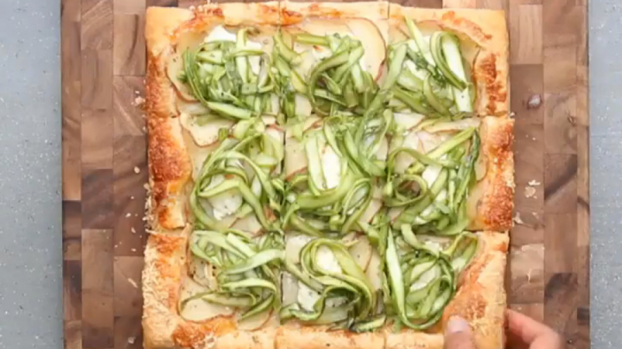 آموزش آشپزی - تارت سیب زمینی و مارچوبه - کلینیک لاغری سیبیتا