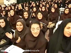 حسن ریوندی در یک مدرسه دخترانه...