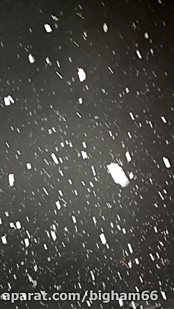 شروع بارش برف سنگین در تهران د...