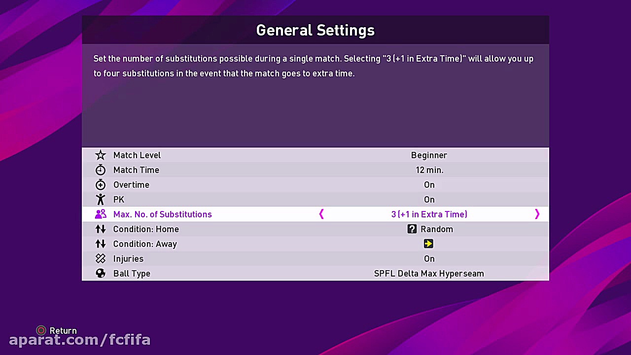 PES2020-آمـــوزش تنظیمات بازی درخواست یک از دوستان اصلاح طرح لبخند