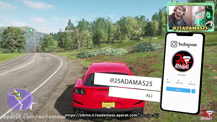 گیم پلی بازی گرافیکی Forza Horizon 4 ماشین فراری خفن