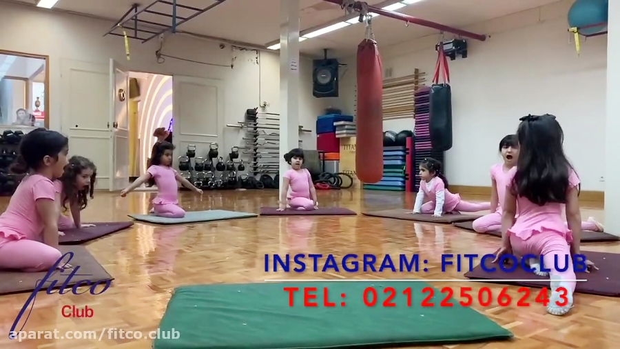 کلاس باله و ژیمناستیک کودکان در باشگاه فیتکو تهران
