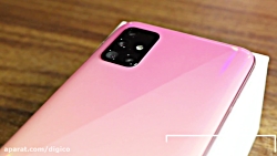 جعبه گشایی Galaxy A51 استودیو...