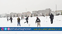 فیلم برف بازی نوجوانان و شادی...