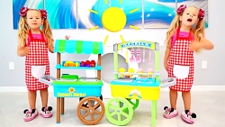 بازی دیانا با اسباب بازی های ب...