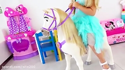 بازی دیانا و روما... عروسک راپ...