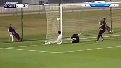 هتریک سردار آزمون در دیدار دوس...