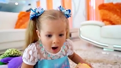 Diana Pretend با اسباب بازی ها...