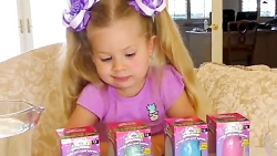 دایانا با تخم مرغ های سورپرایز...